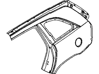 Mopar 5101987AD Panel-Body Side Aperture Rear