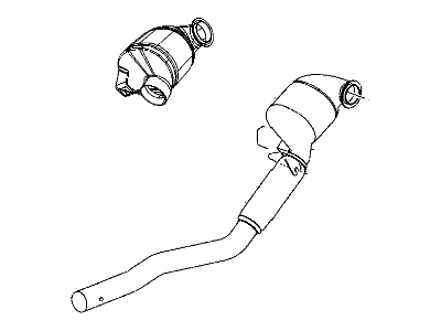 Jeep Patriot Catalytic Converter - 68029398AD