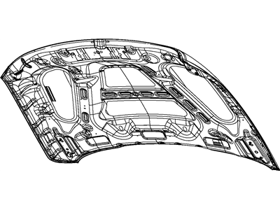 Ram 3500 Hood - 55372244AB