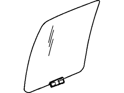 Mopar 55360376AD Glass-Rear Door