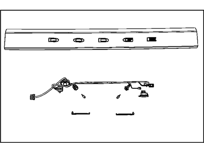 2013 Dodge Durango Tailgate Handle - 1WJ72AXRAA