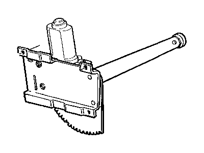 1993 Dodge Ram Van Window Regulator - 55274565