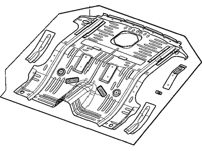 Jeep Liberty Floor Pan - 55360015AG