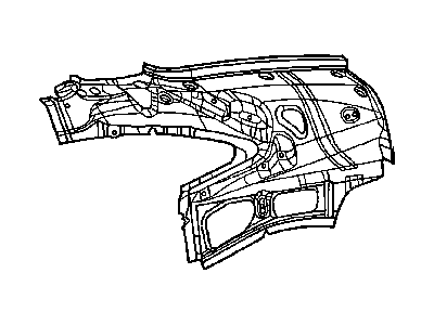 Mopar 5096771AA Panel-Quarter Inner