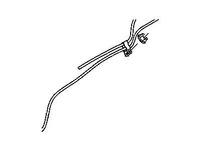 Mopar 52013518AA Clip-Parking Brake Cable