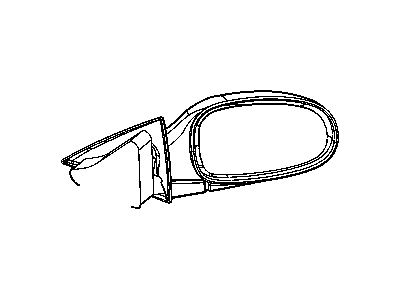 Mopar 4805693AE Outside Rear View Mirror