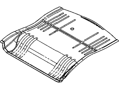 Mopar 5054180AA Pan-Rear Floor