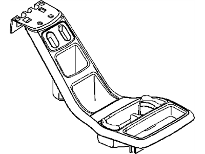 Mopar UE401L5AD Plate-Floor Console