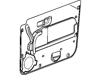 Mopar 55359358AF Shield-Front Door