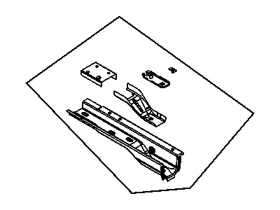 2011 Ram 1500 Rear Crossmember - 55372693AA