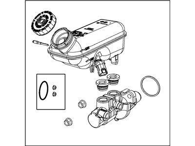 2009 Chrysler Town & Country Brake Master Cylinder - 4877805AB