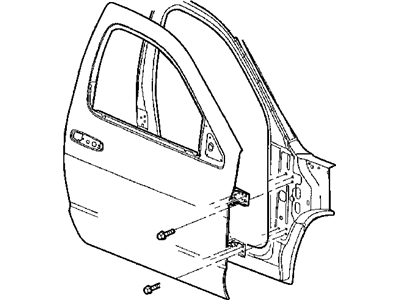 2003 Dodge Ram 1500 Door Hinge - 55275630AA