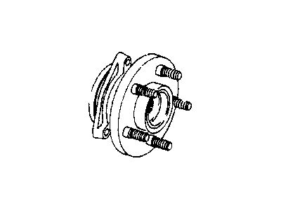 Mopar 5016458AA Front Wheel Hub Bearing Assembly