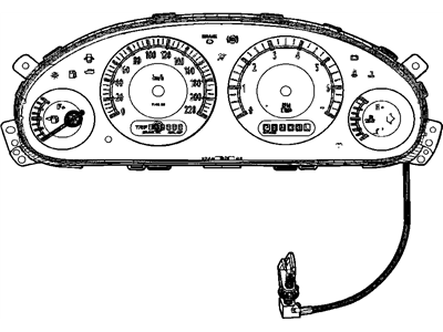 2003 Dodge Grand Caravan Speedometer - 5082247AC