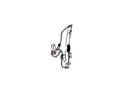 Mopar 55359566AA Front Door Window Regulator