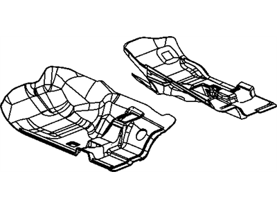 Mopar 55197249AF SILENCER-Floor Pan