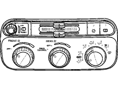 Mopar 5019526AA Knob-A/C And Heater Control - Ro