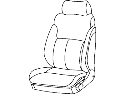 Mopar YQ351DVAA Front Seat Cushion Cover