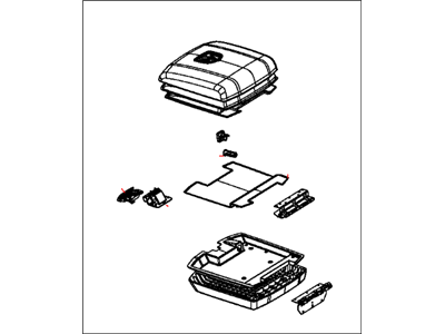 Mopar 5NB43LU7AA Console ARMREST