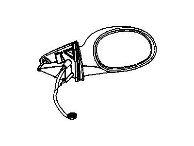 Mopar 5069109AA Mirror-Mirror Replacement