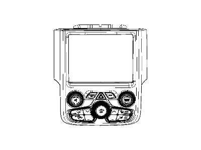 Mopar 68105017AE Air Conditioning And Heater Control