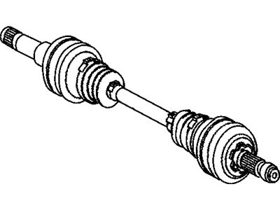 Mopar 5140893AA Shaft Axle Half