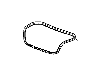 Mopar 4814880AE WEATHERSTRIP-DECKLID Opening