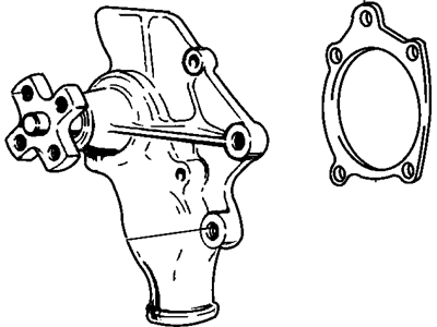 Mopar 5012366AC Engine Cooling Water Pump