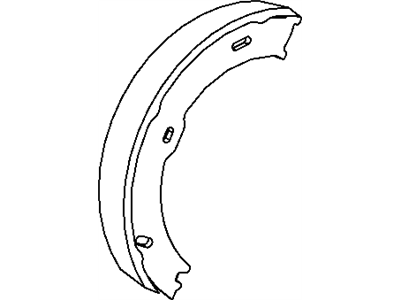 2007 Dodge Sprinter 2500 Parking Brake Shoe - 68019140AA