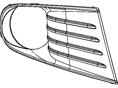 Mopar 5178284AA Bezel-Fog Lamp