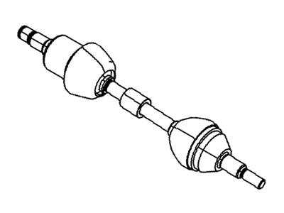 Mopar 4880213AF Axle Half Shaft