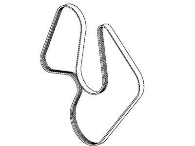 Mopar 5184646AC Belt-SERPENTINE