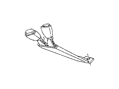 1999 Dodge Ram 2500 Seat Belt - 5EX58SAZ