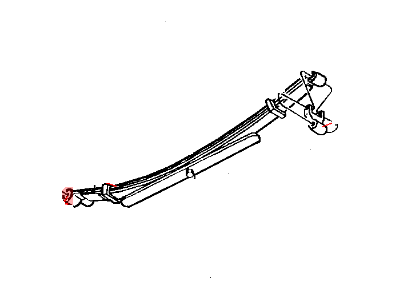 Mopar 52106019AF Rear Leaf Spring