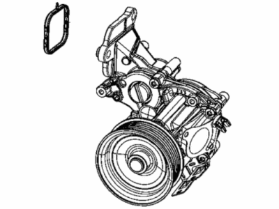 2021 Jeep Wrangler Water Pump - 5048283AE