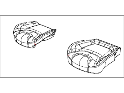 Mopar 5RA19DX9AC Front Seat Cushion Cover