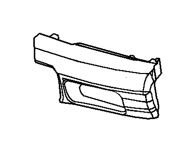 Mopar 5288900AC ABSORBER-Rear Bumper FASCIA