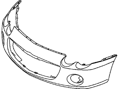 Mopar MR990728 Front Bumper Cover