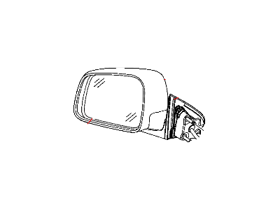 2012 Jeep Grand Cherokee Car Mirror - 57010706AH