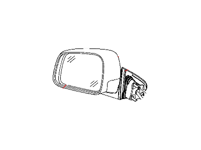 Mopar 5SG23AXRAC Outside Rear View Mirror