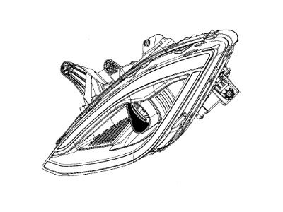 Mopar 68145248AB Headlamp