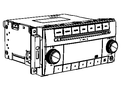 Mopar 5091196AB Radio-Multi Media