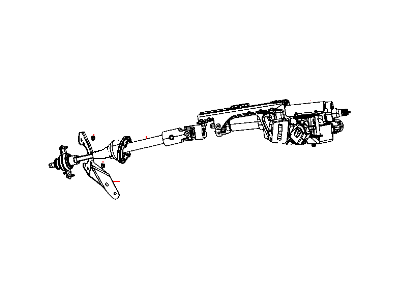 2007 Dodge Nitro Steering Column - 5057351AD