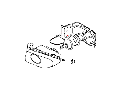 Dodge Avenger Fog Light - MR296331