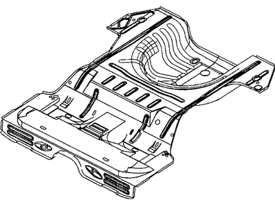 2002 Dodge Stratus Floor Pan - 4646557AC