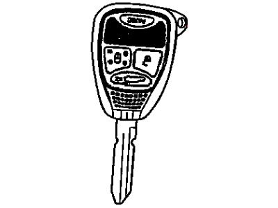 Mopar 5140447AA Key-Blank With Transmitter