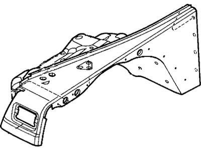 Mopar 5003951AC Fender-Fender