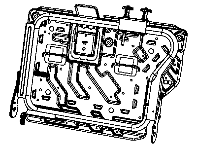 Mopar 68088147AA Frame - Rear Seat Back 60%