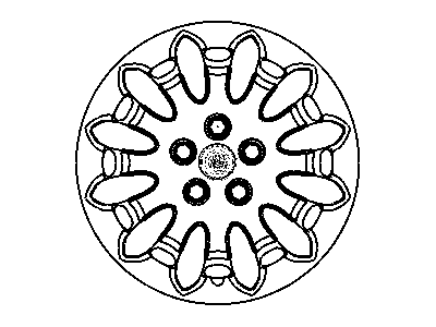 Mopar 4743065AA Wheel Cover