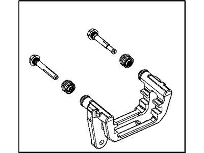 2019 Jeep Cherokee Brake Caliper Bracket - 68225311AA